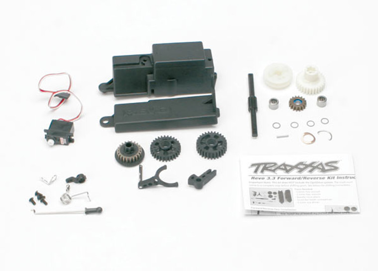 Reverse upgrade kit (includes all components to add mechanical reverse (no OptidriveÆ) to RevoÆ) (includes 2060 sub-micro servo) Reverse upgrade kit (includes all components to add mechanical reverse (no OptidriveÆ) to RevoÆ) (includes 2060 sub-micro servo)