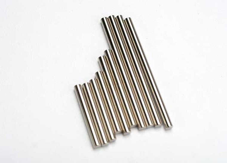 Suspension pin set, complete (hardened steel, front & rear), 3x27mm (4) 3x35(2), 3x52mm (4)