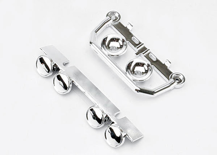 Lightbar, front bumper (chrome) (1)/ roof (chrome) (1)