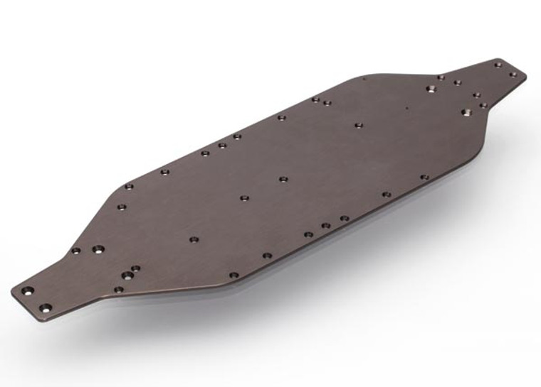 Chassis, 6061-T6 aluminum (dark titanium anodized)