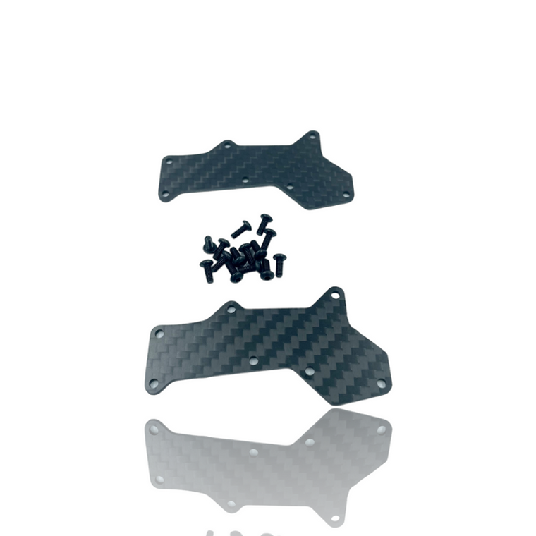 HB D8 World Spec Carbon Fiber Front Arm Inserts - T700