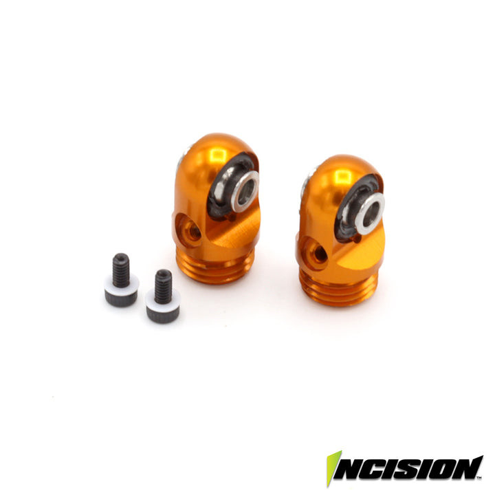 S8E Machined Aluminum Shock Cap ORANGE