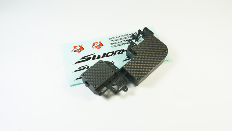 SWORKz S35-3 Nitro Series  Pro-composite Carbon One Unit Radio Tray Set