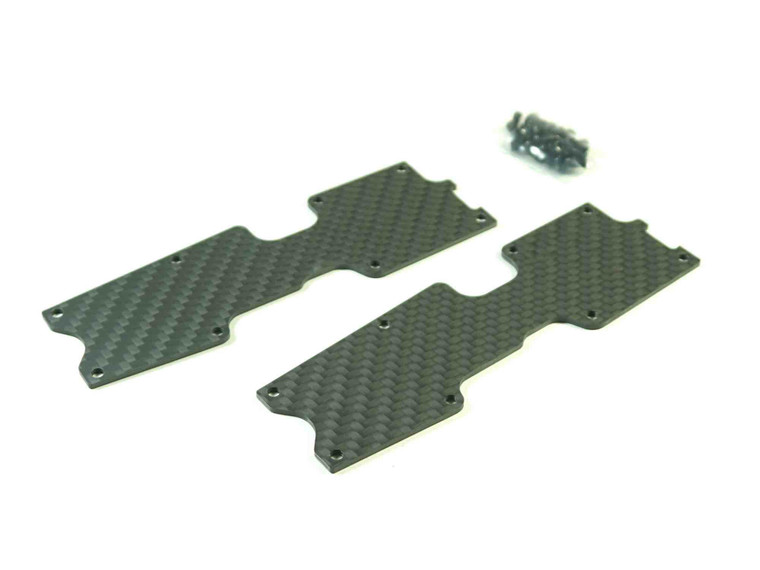 SWORKz S35-T2/e Pro-composite Carbon Rear Lower Arm Cover (1.5mm)(2pc)
