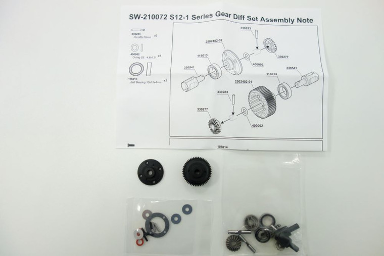 SWORKz Series Gear Diff Set