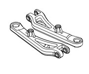 SWORKz Fox44 Suspension Upper - Front Arms, (Left & Right )
