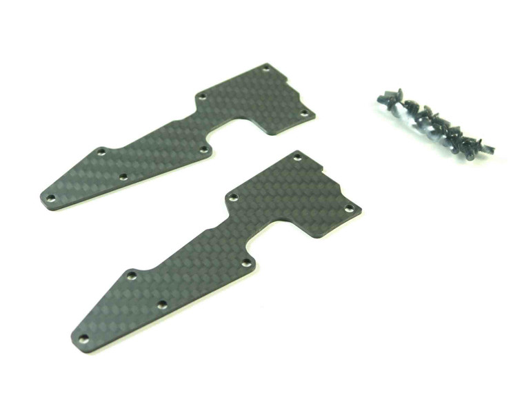 SWORKz S35-T2/e Pro-composite Carbon Front Lower Arm Cover (1.5mm)(2pc)