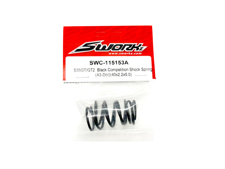 SWORKz GT Black Competition Shock Spring A3 (40×2.2×5.0)(2)