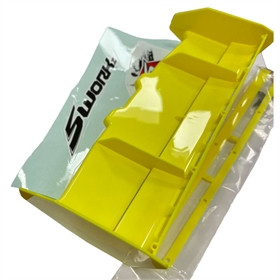 SWORKz 1/8 Off Road Pro-Speed 2.0 Race Wing (Yellow)(Pre-Holes)