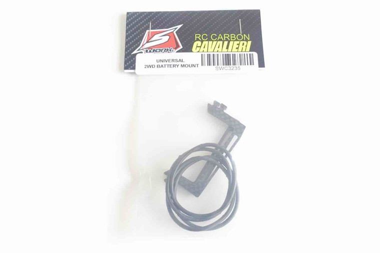 SWORKz Universal 2WD Battery Holder (RC Carbon Cavalieri) (S12-2)