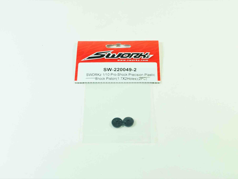 SWORKz 1/10 Pro-Shock Precision Plastic Shock Piston(1.7X2Holes)(2PC)