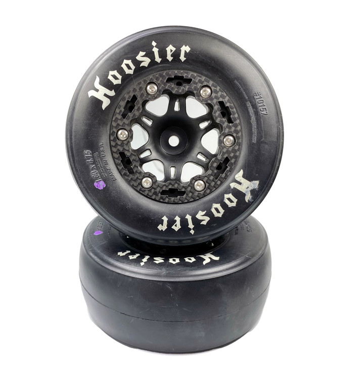 Assault RC Revolver Series Carbon Fiber Bowtie Beadlock Rings (Split Six)