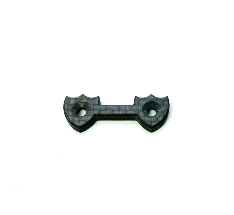 TLR carbon fiber wing button, one-piece gladiator wing button by assault rc for the Team Losi Racing 22 5.0 off-road buggy