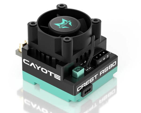 Cayote Crest RS80 1/10 Stock 80A Sensored Brushless Competition ESC