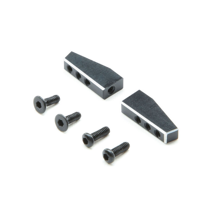 Losi Servo Mount Set, Aluminum: Mini-T 2.0, Mini-B