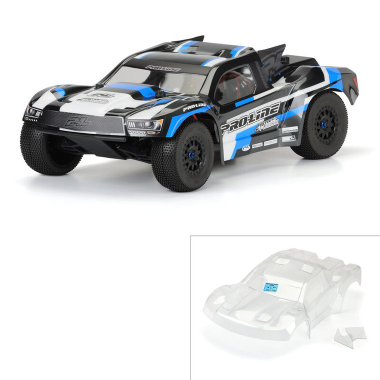 Pro-Line Racing 1/10 Pre-Cut Flo-Tek Fusion Clear Body: Short Course