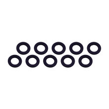 10 anodized 3x6x0,5mm Aluminium Shim from Ultimate Racing in black