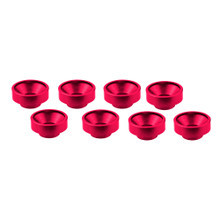Ultimate Racing M3 ALUMINUM SERVO WASHER RED (8 PCS)