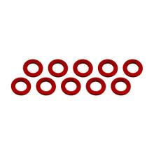Ultimate Racing ALUMINUM SHIM (3X6X1MM) RED (10PCS) (UR1505-R)