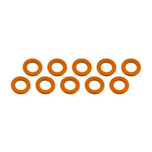Ultimate Racing ALUMINUM SHIM (3X6X2MM) ORANGE (10PCS) (UR1506-G)