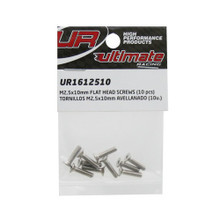 Ultimate Racing M2.5X10MM Flat Head Screws (10 PCS)