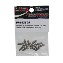 Ultimate Racing M3X8MM Button Head Screws (10 PCS)
