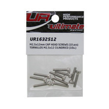 Ultimate Racing M2.5X12MM Cap Head Screws (10 PCS)