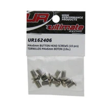 Ultimate Racing M4X6MM Button Head ScewsS (10 PCS)