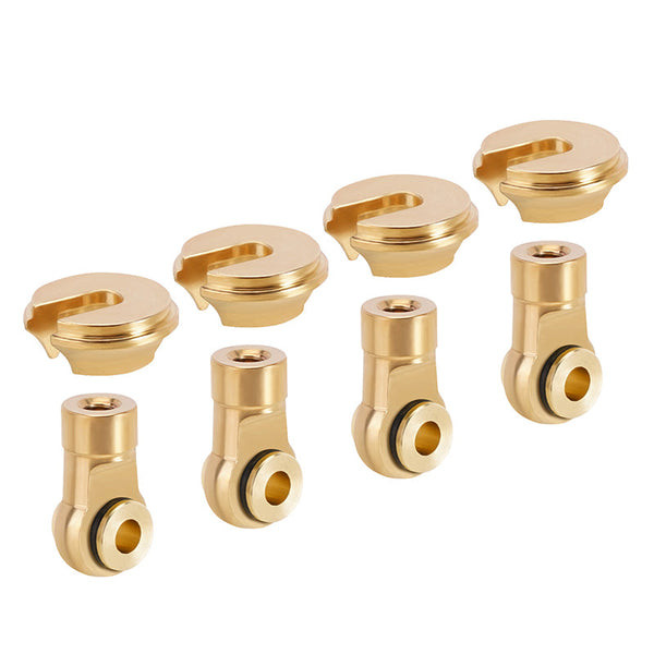 INJORA 4PCS Lower Spring Retainer Shock Rod Ends for INJORA TRX4M Shocks (4M-65)