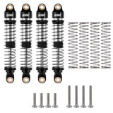 INJORA 59mm Long Threaded Oil Shocks for 1/18 TRX4M Upgrade (Black)