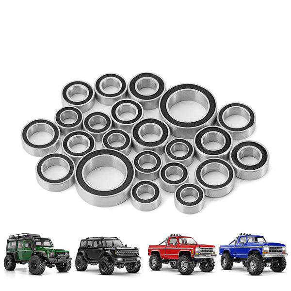 INJORA Sealed Steel Bearing Kit (22 pcs) for 1/18 TRX4M (4M-03)