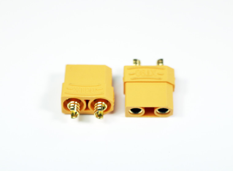 Assault RC High Current XT90 Connectors (2) (Female/Battery)