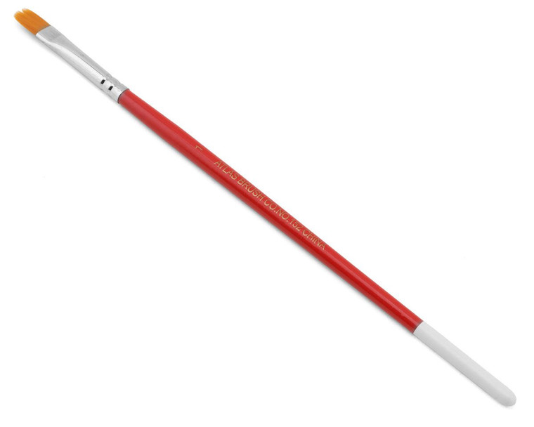 Atlas Brush Golden Taklon Flat #1 Pkg