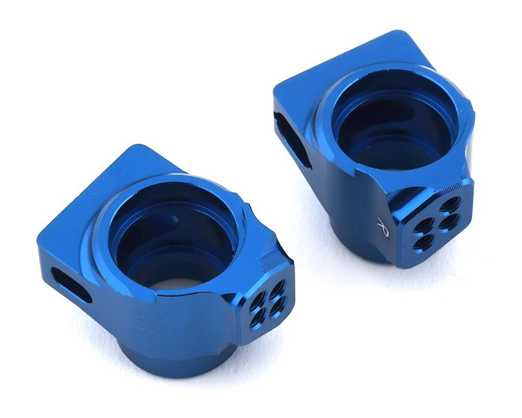 Team Associated B6/B6D Factory Team Aluminum Rear Hub Set (Blue)