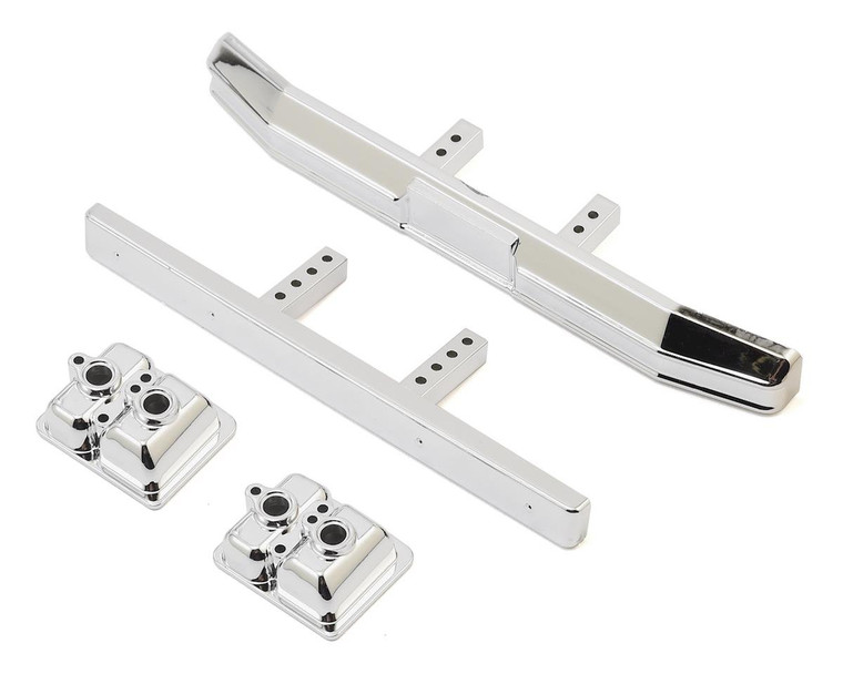 Team Associated CR12 Ford F-150 Bumper Set w/Light Pods (Chrome)