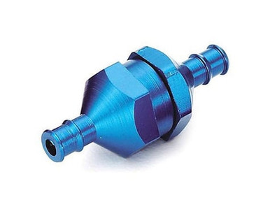 DuBro In-Line Fuel Filter, Blue - Dynamic Performance R/C