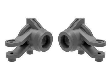 Steering blocks, left & right (gray) - Dynamic Performance R/C