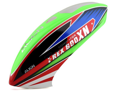Align 600XN Painted Canopy (Green) - Dynamic Performance R/C