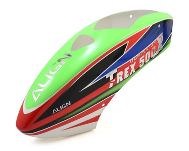 Align 500X Painted Canopy (Green/Red/Blue) - Dynamic Performance R/C