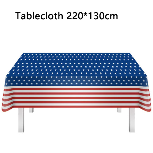 American Flag Patriotic Party Supplies Disposable Tableware Veterans Day Fourth July Favors Independence Day Party Decorations