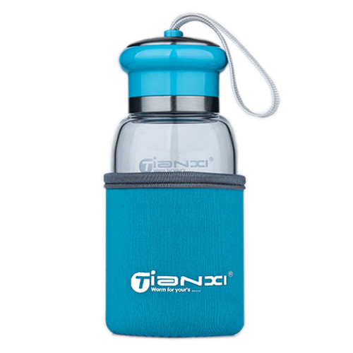 Cute Fashional Water Bottle For Kids Portable Sport Bottle\300ML(Indigo Blue)