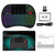 Rii X8 Portable 2.4GHz Mini Wireless Keyboard Controller with Touchpad Mouse Combo,8 Colors RGB Backlit,Rechargeable Li-ion Battery for Google Android TV Box, PS3, PC, Pad,Nvidia Shield