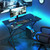 DR Home office study desk workstation racing style desk,gaming computer desk D-ES01-PB-BK