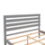 Queen Size Platform Bed with Drawers, Gray
