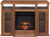 Electric Fireplace TV Stand Storage Shelf for Living Room