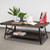 48" Large Solid Coffee Table with Storage for Both Indoor or Outdoor Use, 3 Colors Availabel