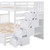 Twin over Twin/Full Bunk Bed with Twin Size Trundle