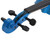 New 4/4 Acoustic Violin Case Bow Rosin Dark Blue