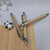 4Pcs Set Bamboo Wood Ballpoint Pen 1.0mm Bullet Tip Blue Black Ink Signature Ball Pen Office School Wrting Stationery