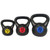 Wide Grip Kettlebell Exercise Fitness Weight Set, 3-Pieces
